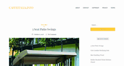 Desktop Screenshot of caffeitalia.info